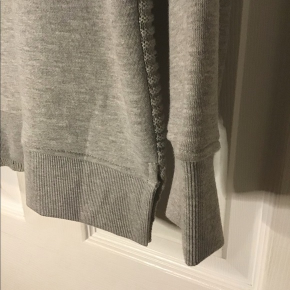 Joseph A. Drawstring Collar Ribbed Sweater - Picture 4 of 6